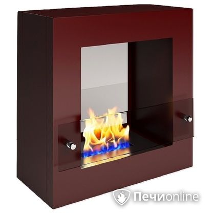 Биокамин ЭкоЛайф Cube Glass black burgundy Арома, c250 в Хабаровске